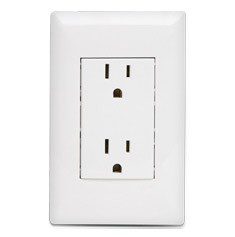 CONTACTO DUPLEX 2P T C/PLACA BCO