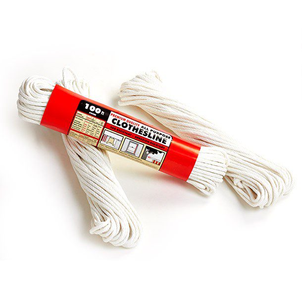 CUERDA TRENZADA BLANCA 5.6MM X 30.5 M