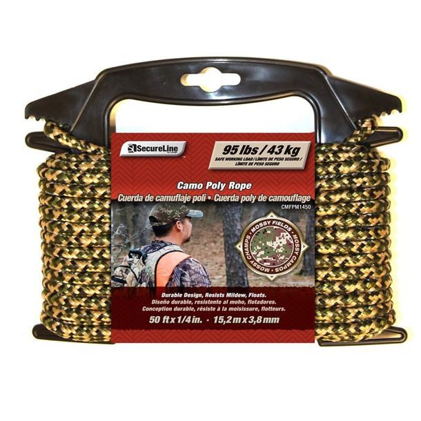 MOSSY CAMO CUERDA 6MM X 15.24M SECURE LINE