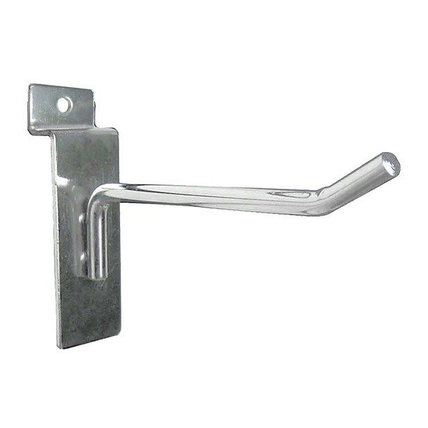 GANCHO BLÍSTER DE 10 CM CROMO 12 PIEZAS