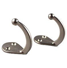 PERCHERO SENCILLO NÍQUEL SATINADO