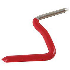 GANCHO VINÍLICO CON TORNILLO 5/16"X4 /12"