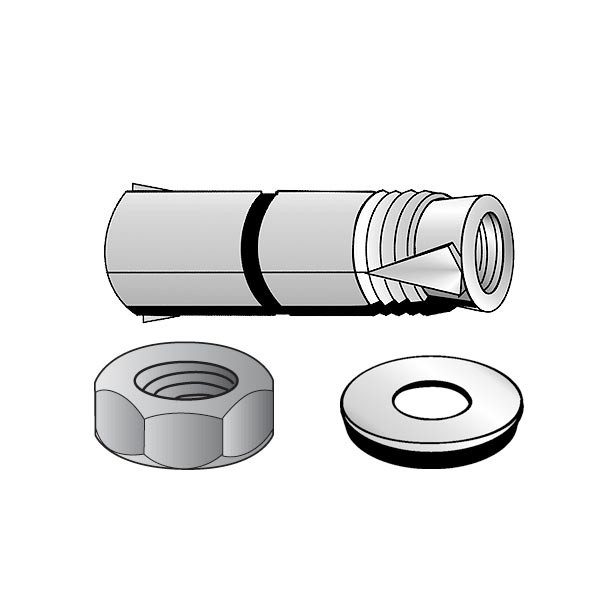 TAQUETE EXPANSOR Z C/ARMELLA 1/4