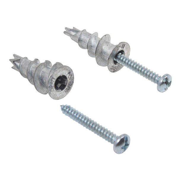 TAQUETE PARA YESO ZINC CON TORNILLO