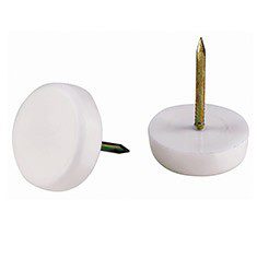 CLAVO PARA SOPORTE DE PLÁSTICO 7/8" BCO