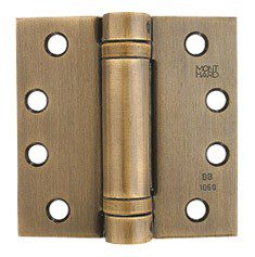 BISAGRA 4"X4" LATÓN ANTIGUO CON RESORTE