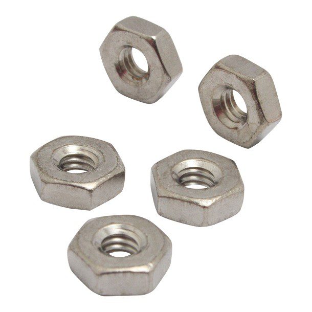 TUERCA HEXAGONAL ACERO INOXIDABLE 6-32